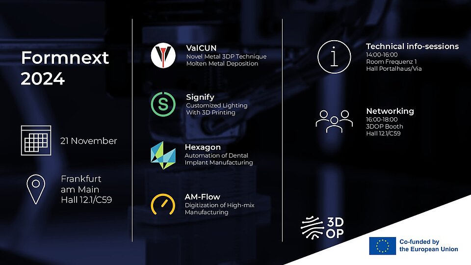 Formnext 2024 3DOP programma